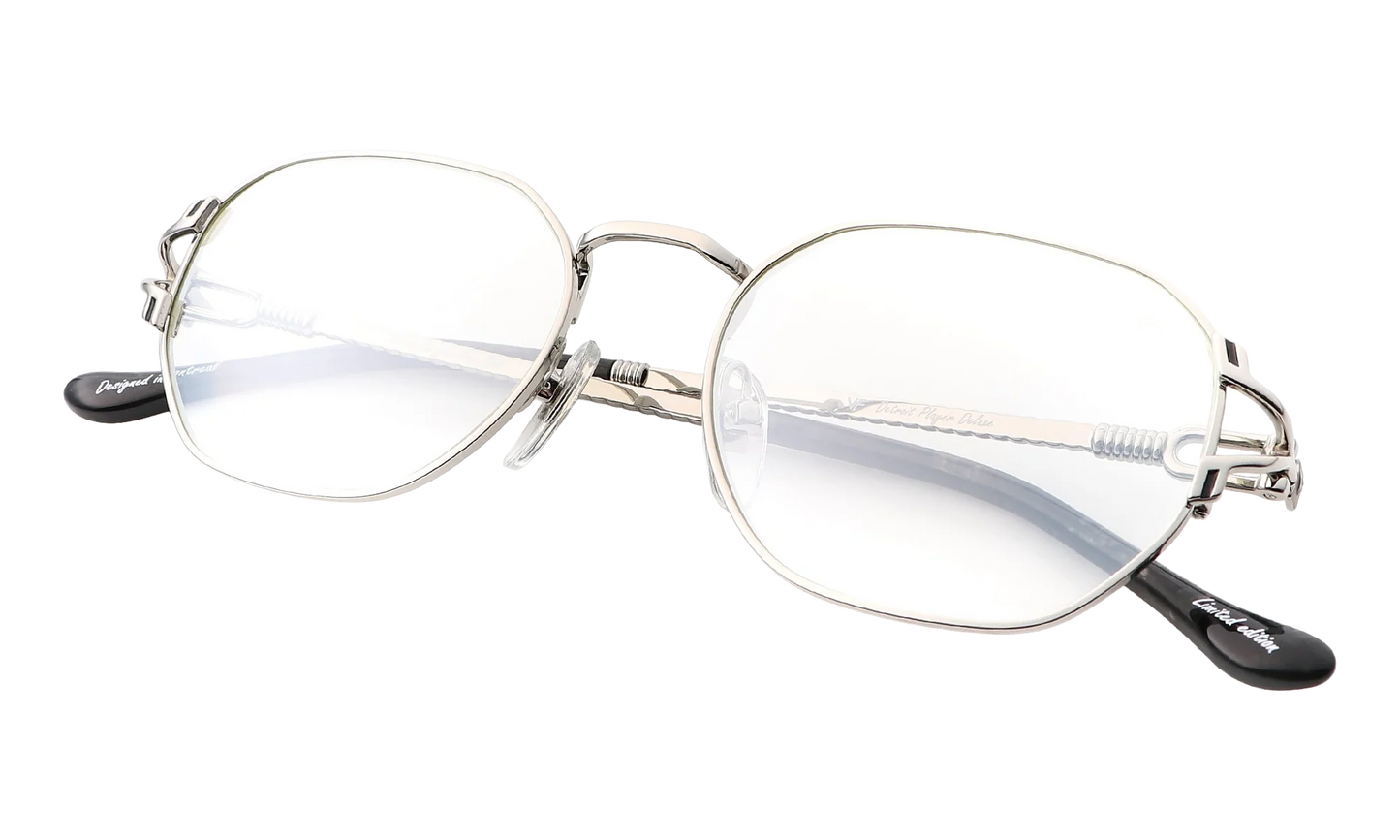 Detroit Player Deluxe 18KT "White Gold / Clear" DXDP2 0004 9A4