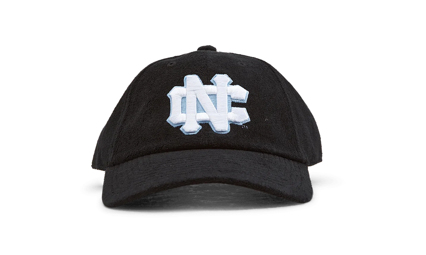 NCAA Terry Cloth Strapback Cap "North Carolina Tar Heels - Black" HLUX4525 UNCYYPPPBLCK