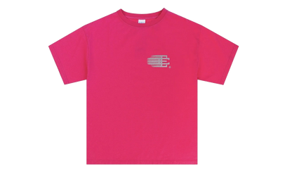EE BASIC T-SHIRT "FW24 - Dark Pink/Reflective Grey" EE822