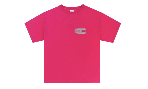 EE BASIC T-SHIRT "FW24 - Dark Pink/Reflective Grey" EE822