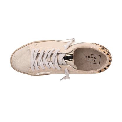 Robbie Cheetah Lace Up Sneakers