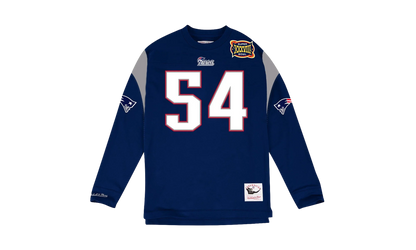 NFL Name & Number Longsleeve "New England Patriots - Navy" NNLSMG18064 NEPNAVY04TBS