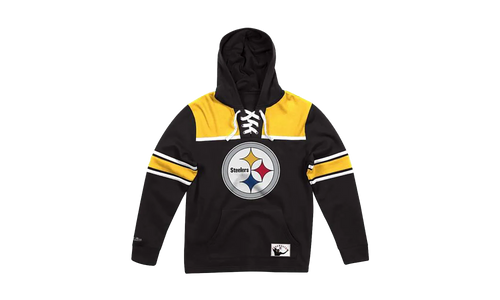 NFL Hockey Fleece Hoodie "Pittsburgh Steelers - Black" FPHDMM18731 PSTBLCK1