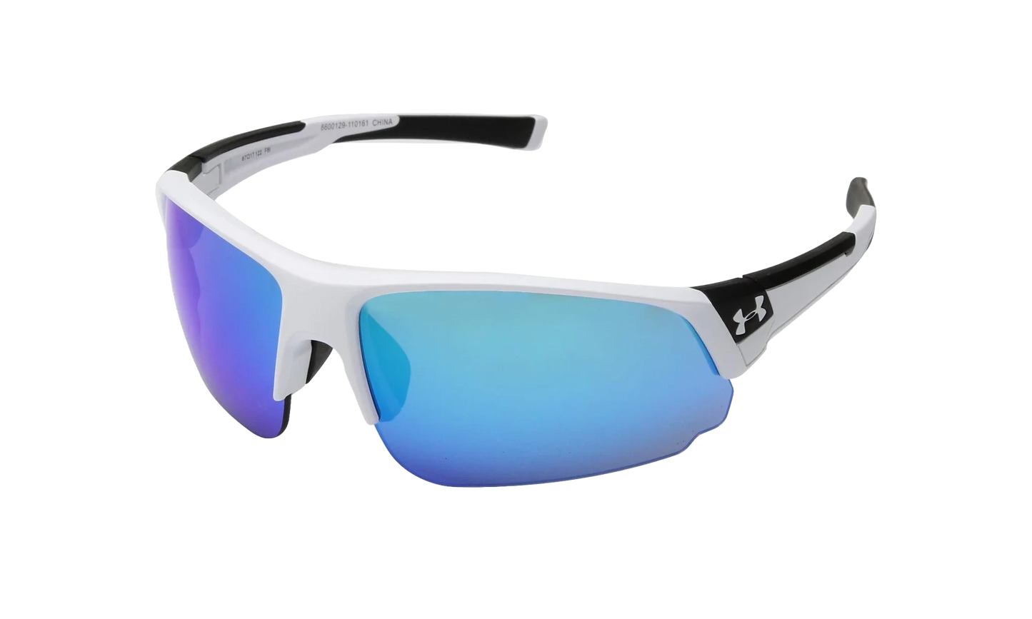 Changeup Dual Sunglasses "Blue Multiflection - Satin White" 8600129 110161