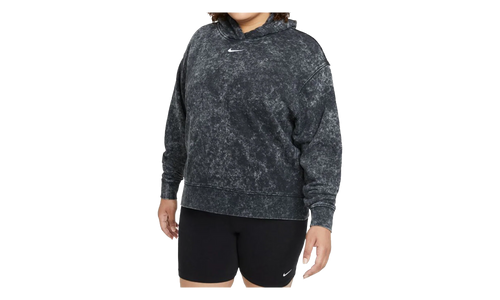Washed Fleece Hoodie WMNS "Black / White" DD5640 010