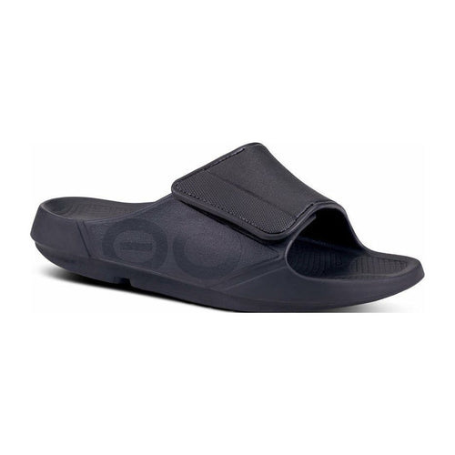 Unisex Ooahh Sports Flex Sandals in Black Matte