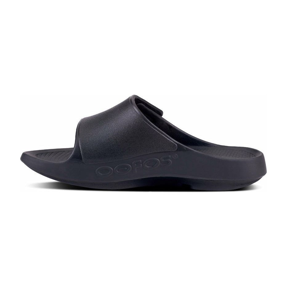 Unisex Ooahh Sports Flex Sandals in Black Matte