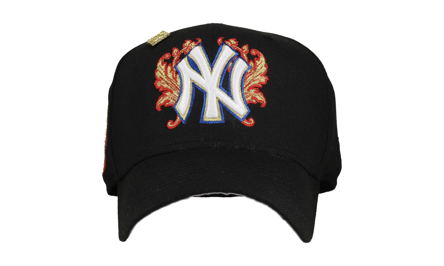 59FIFTY New York Yankees 1949 World Series Fitted Hat "Black Flames" NE225