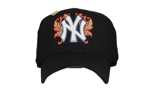 59FIFTY New York Yankees 1949 World Series Fitted Hat "Black Flames" NE225