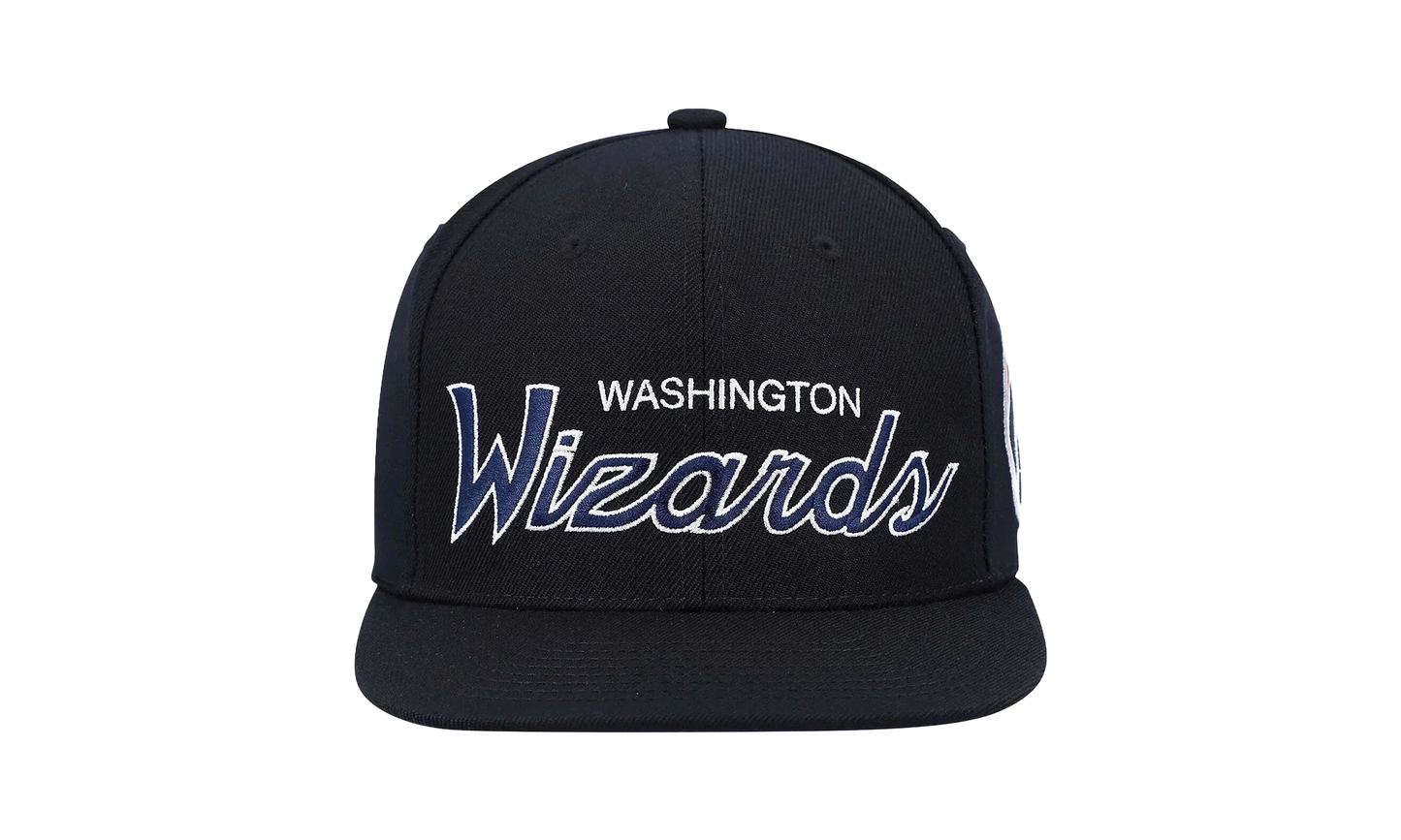 NBA Team Script 2.0 Snapback Cap "Washington Wizards – Black" HHSS3280 WWIYYPPPBLCK