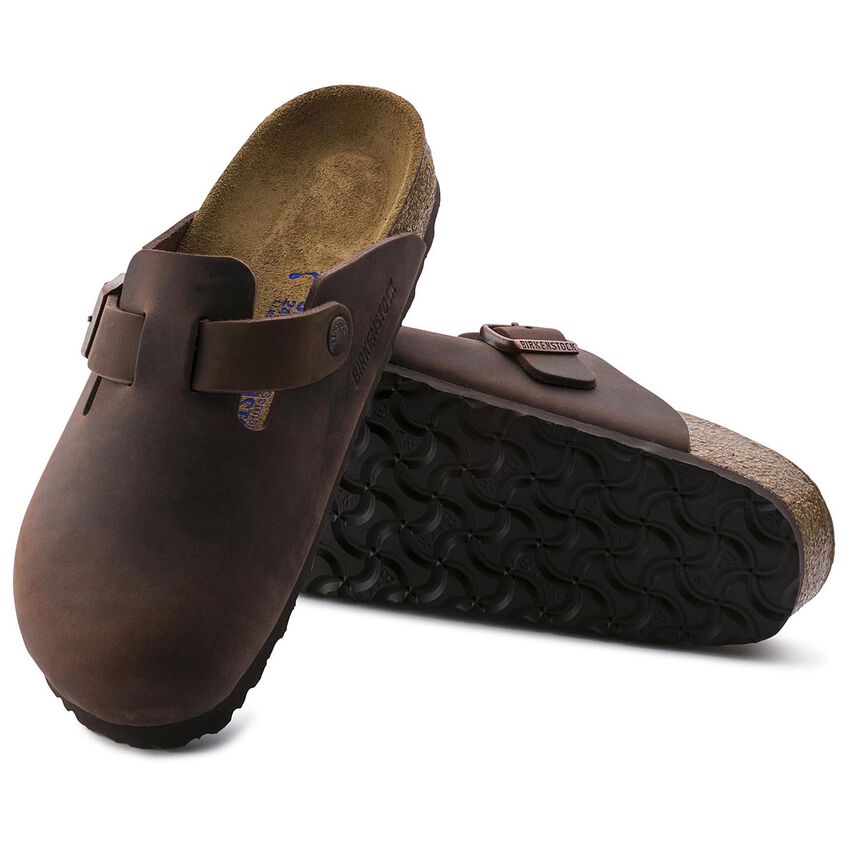 Boston Soft Footbed Oiled Leather in Habana