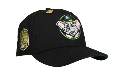 59FIFTY Oakland Athletics 50th Anniversary Fitted Hat ""Stompers" - Black" NE347