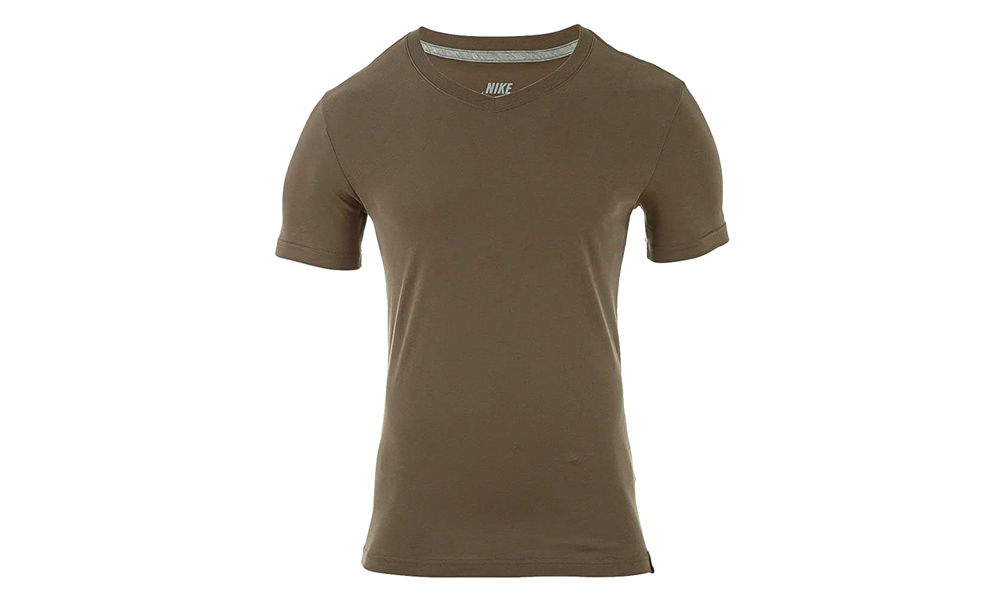 V-NECK TEE (2 PACK) "Brown" 464811 354