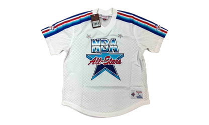 NBA Mesh V-Neck Tee "1991 All-Star Game - White" MSPOMG18025 ASGWHIT191