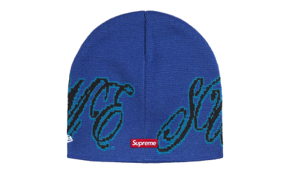New Era Cursive Beanie "SS26 - Blue" SU27254