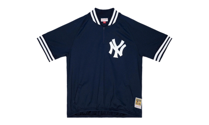 MLB Authentic Batting Practice 1/4 Zip Jersey "1988 New York Yankees – Navy" ABQZ3002 NYY88PPPNAVY