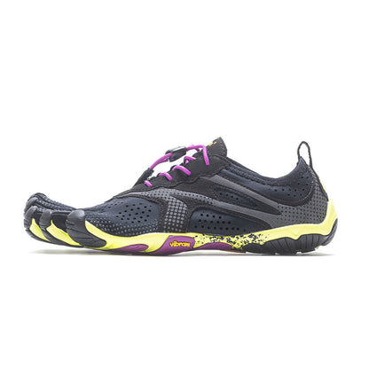 Women's V-Run in Black/Yellow/Purple