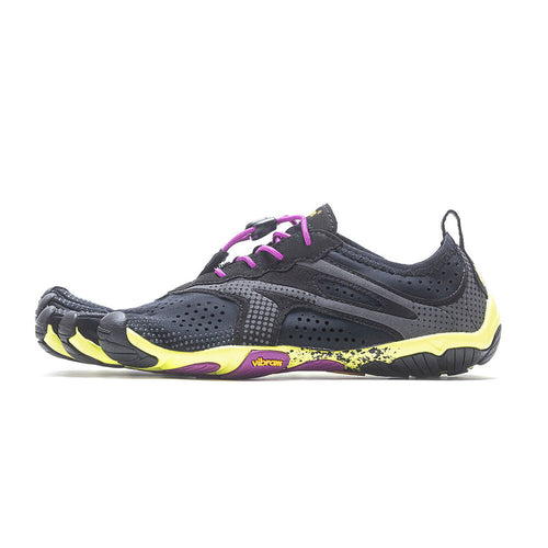 Women's V-Run in Black/Yellow/Purple