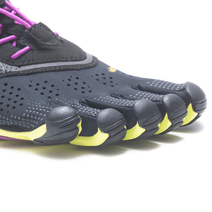Women's V-Run in Black/Yellow/Purple
