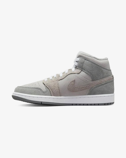 NIKE AIR JORDAN1 MID SE WMNS PARTICLE GREY