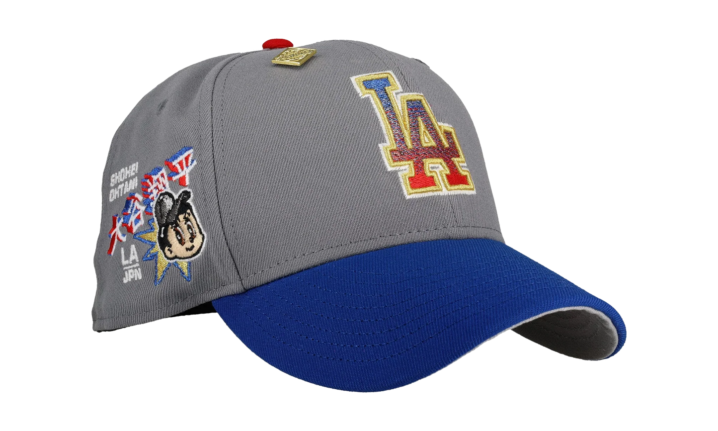 59FIFTY Los Angeles Dodgers Shohei Ohtani Fitted Hat "Graphite / Blue" NE450