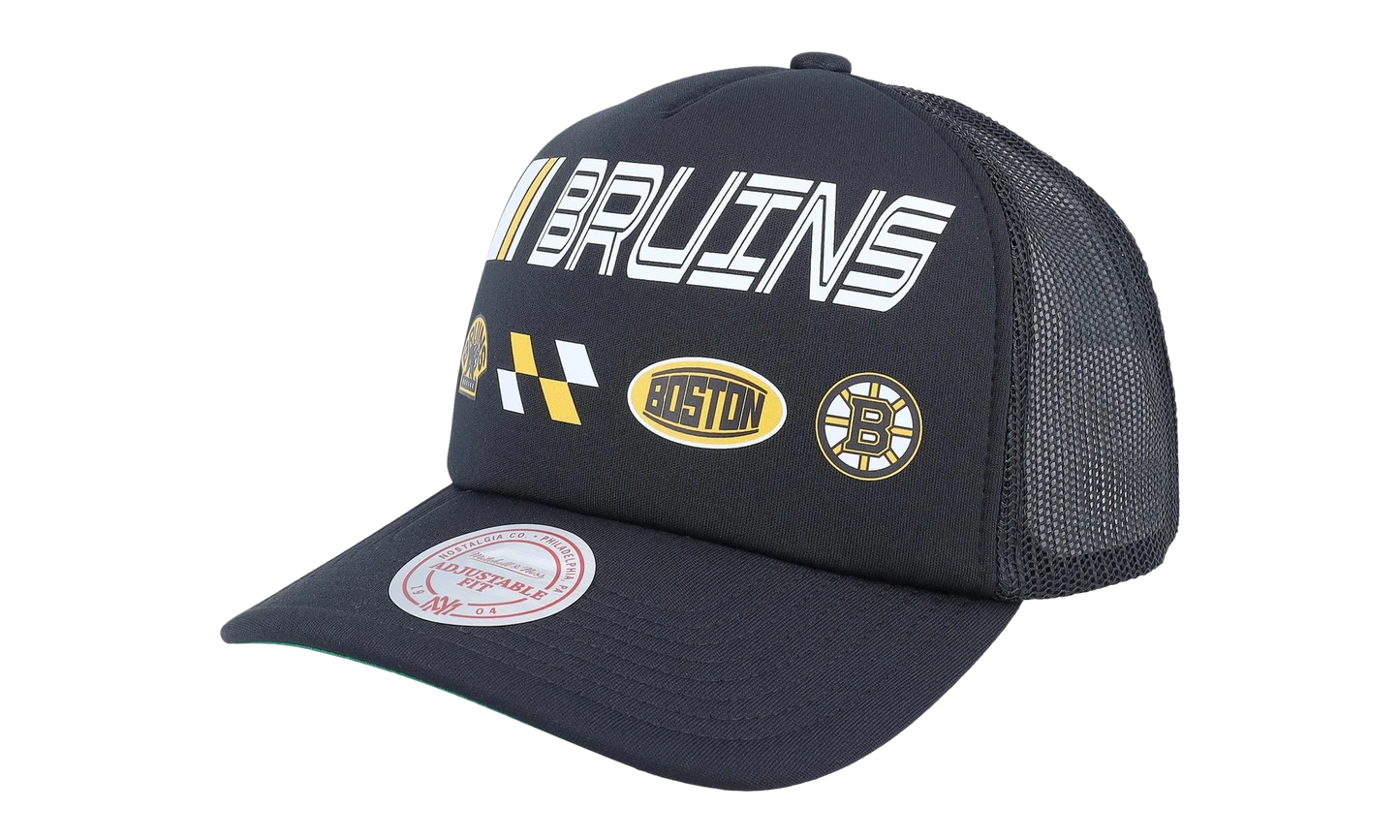 NHL Speedway Trucker Cap "Boston Bruins - Black" HT8689 BBNBLCK