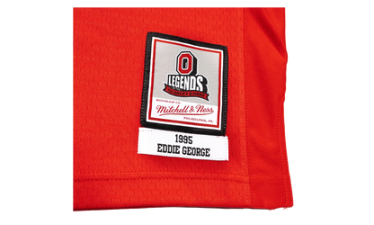 NCAA Eddie George Dark Football Jersey "1995 Ohio State - University Red" LGJY3234 OST95EGRUNRD