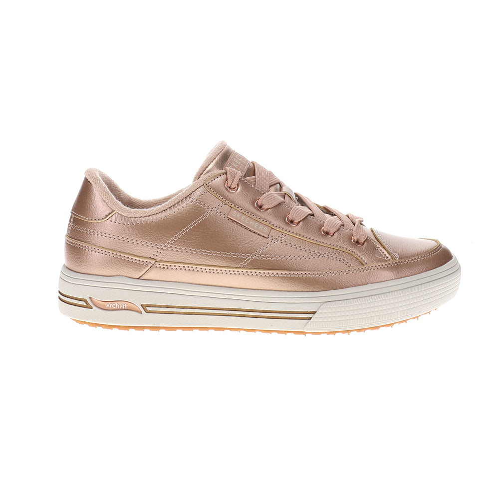 Arch Fit Arcade Glistening Gal Metallic Slip On Sneakers