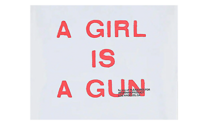 Girl Is A Gun SS Tee "White" P26SP082-WHT