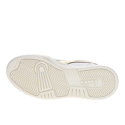 B.560 Laminated Metallic Lace Up Sneakers