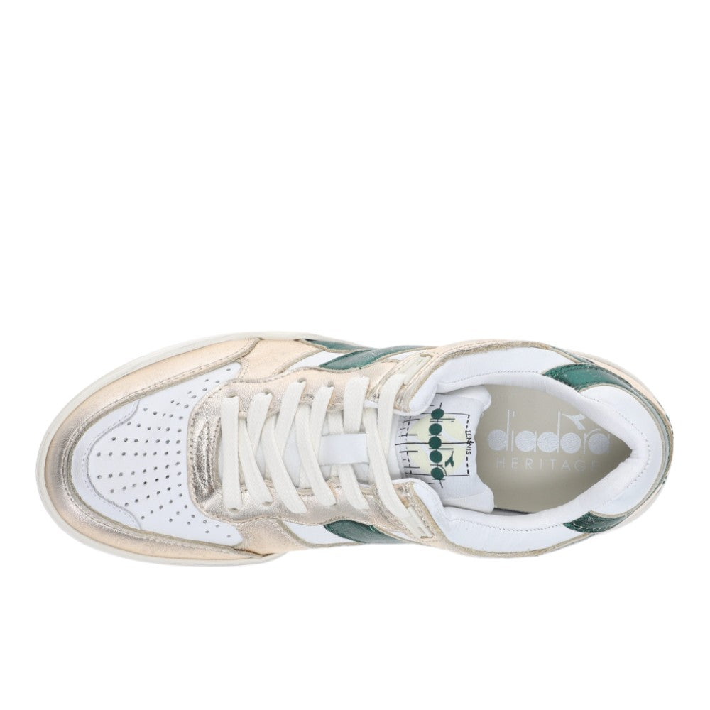 B.560 Metal Mix Lace Up Sneakers