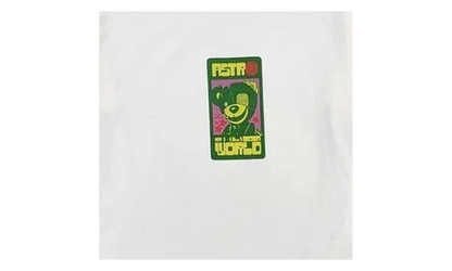 Astrofest Scare Bear T-Shirt "White" TSUC65