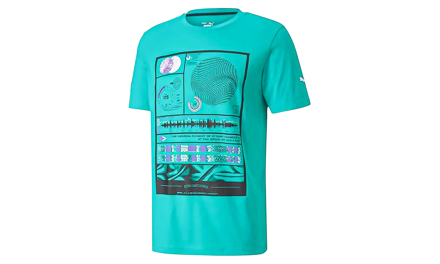 MAPM GRAPHIC TEE "Green" 598041 05