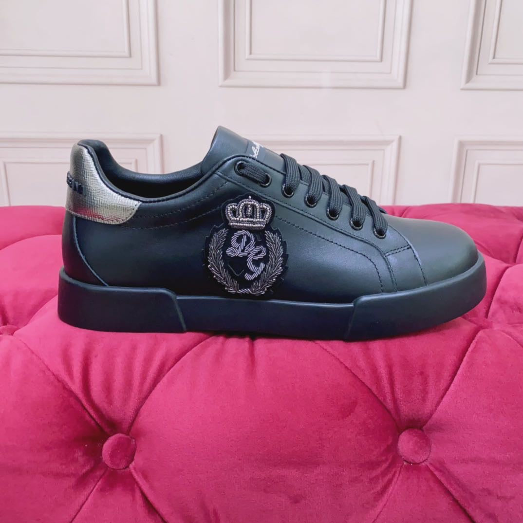 Portofino Crown Patch Black