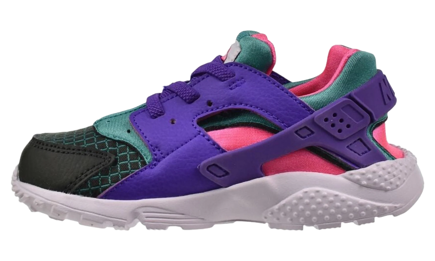 Huarache Run Now TD "Outdoor Green Hyper Grape" BQ7098 300