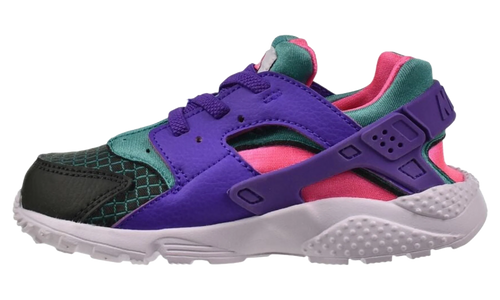 Huarache Run Now TD "Outdoor Green Hyper Grape" BQ7098 300