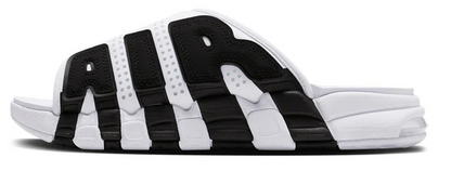 Air More Uptempo Slide White Black
