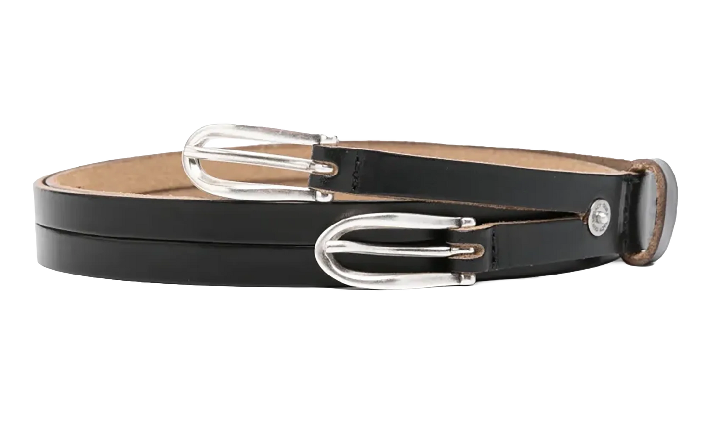 Twin Tongue Belt "Black" A2258TBC