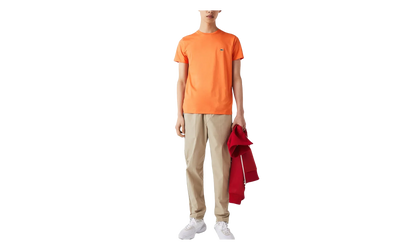 Crew Neck Pima Cotton Jersey T-shirt "Orange" TH6709 NPB
