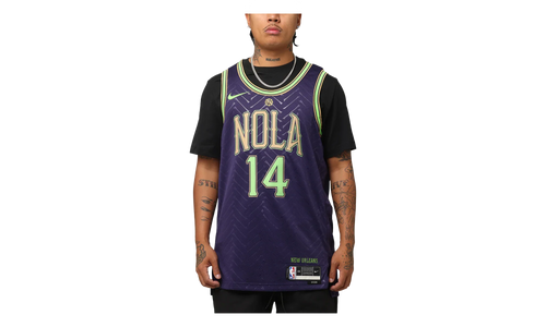 NBA NEW ORLEANS PELICANS 2024-25 SWINGMAN PLAYER JERSEY GS "14 INGRAM - Purple" 9Z2B7BU8P24 PELI