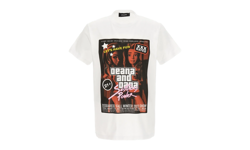 Cigarette Fit T-shirt "White" S71GD1337S23009100