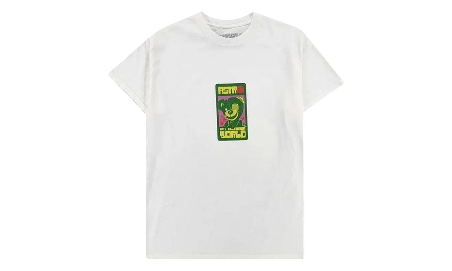 Astrofest Scare Bear T-Shirt "White" TSUC65