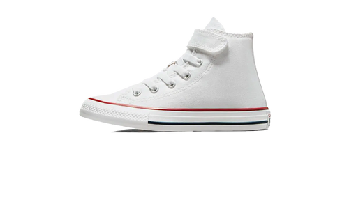Chuck Taylor All Star 1V High Top Platform Shoes GS "White" 372884C