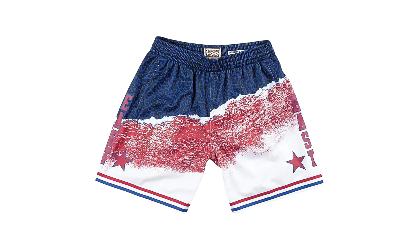 NBA Sublimated Swingman Shorts "2003 All-Star East - White" SMSHNG18425 ASEWHIT03
