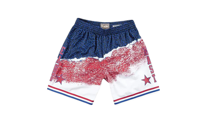 NBA Sublimated Swingman Shorts "2003 All-Star East - White" SMSHNG18425 ASEWHIT03