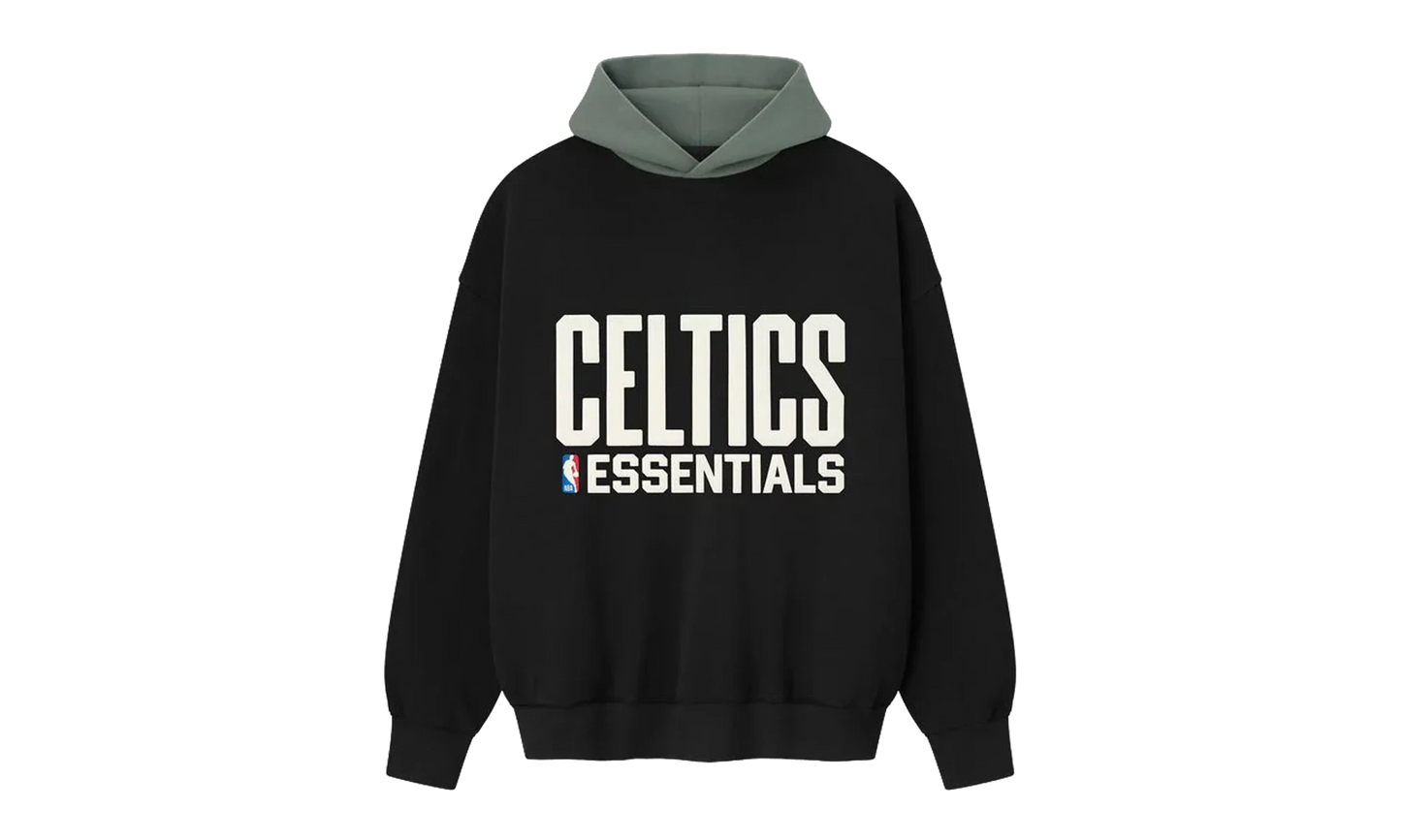 CELTICS SPORTS FIT HOODIE "BLACK / BALSAM GREEN" 192NB256407F