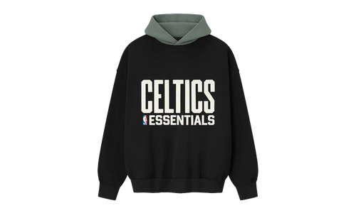 CELTICS SPORTS FIT HOODIE "BLACK / BALSAM GREEN" 192NB256407F