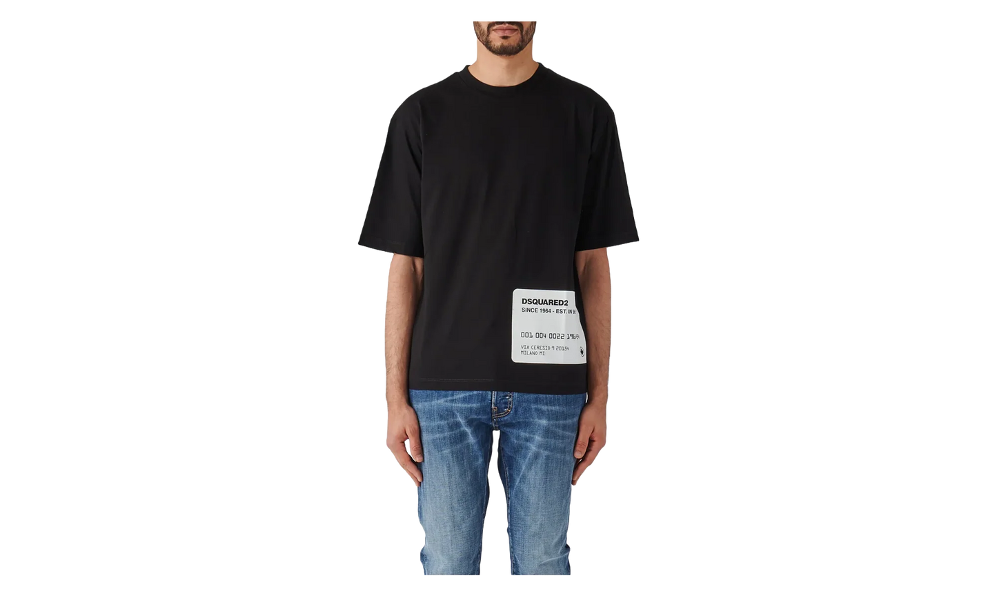 Loose Fit T-Shirt "Black" S74GD1237S23009900