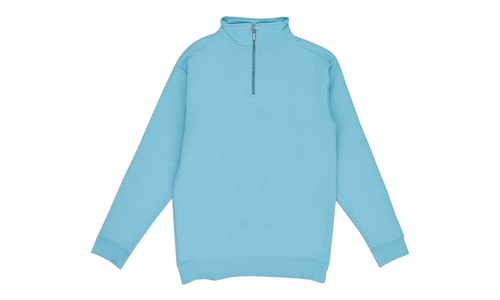 Quarter Zip Sweater "Baby Blue" SLR MTPS 0002