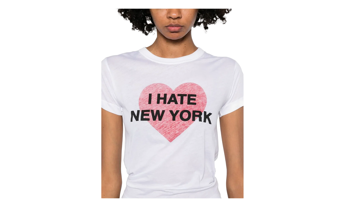 I Hate NY T-Shirt WMNS "White" VAQ10T004